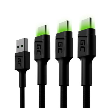 Green Cell GC Ray - USB Type-C kabel - 24 pin USB-C til USB - 2 m