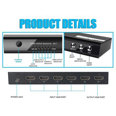 Equip 332726 video-switch HDMI