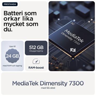 Motorola moto g86 power 5G 16,9 cm (6.67") Dual SIM Android 15 USB Type-C 12 GB 256 GB 6720 mAh Blå