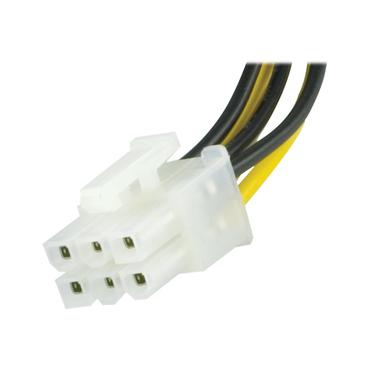 DELTACO 2X Molex til 6 pin strømadapter