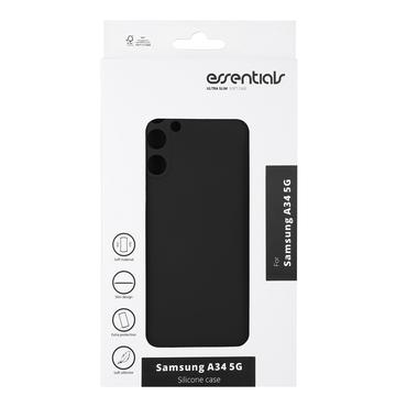 Samsung Galaxy A34 5G silicone back cover, black