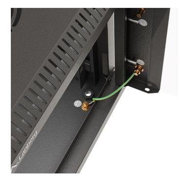 Lanberg WF11 Series - rack - 300 x 300, med glasdør, flad pakke - 6U