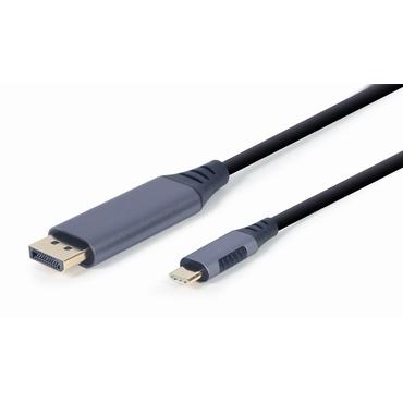 Cablexpert - videoadapterkabel - 24 pin USB-C till DisplayPort - 1.8 m