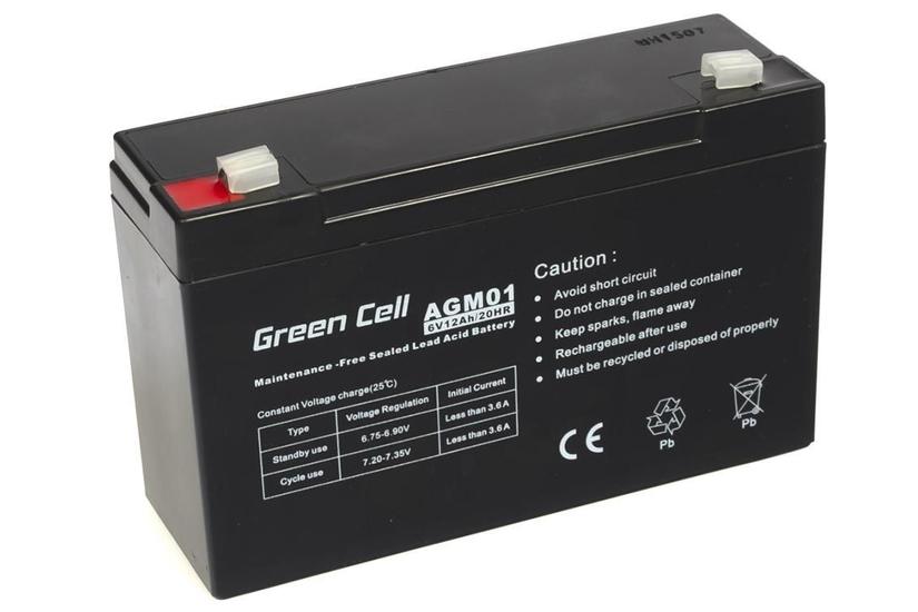 Green Cell - UPS-batteri - F&ouml;rseglat med blysyra (SLA) - 12 Ah