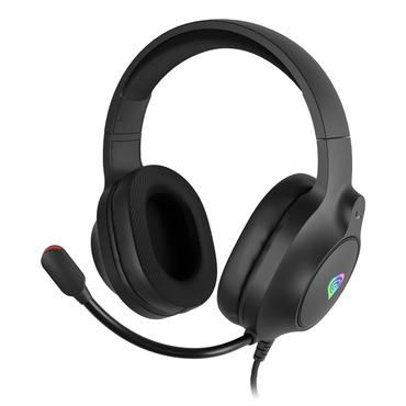 GENESIS NEON 213 Headset Ledningsført Håndholdt Opkald/musik USB Type-A Sort