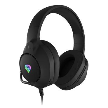 GENESIS NEON 213 Headset Ledningsført Håndholdt Opkald/musik USB Type-A Sort