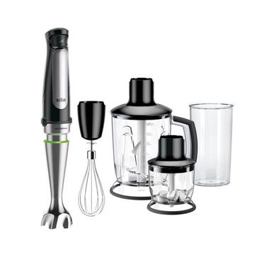 Braun MultiQuick 7 MQ 7045X 1,25 L Nedsænkning blender 1000 W Sort, Rustfrit stål