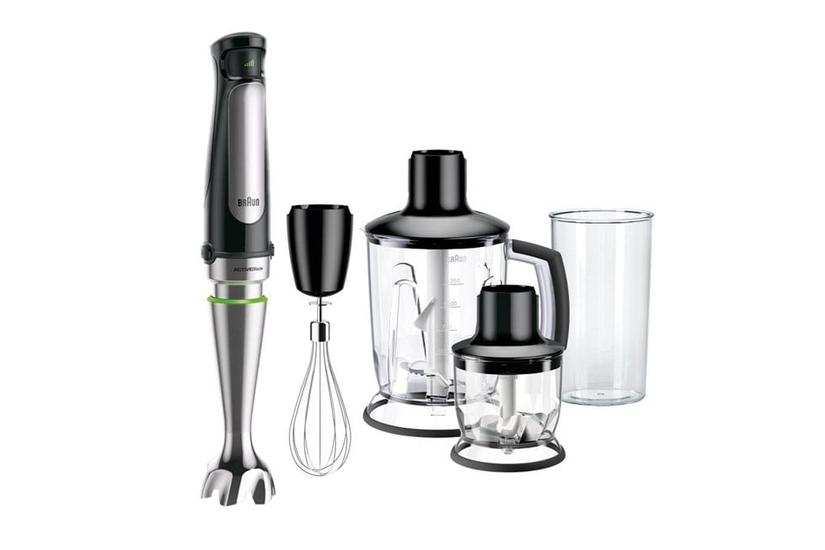 Braun MultiQuick 7 MQ 7045X 1,25 L Nedsænkning blender 1000 W Sort, Rustfrit stål