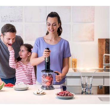 Braun MultiQuick 7 MQ 7045X 1,25 L Nedsænkning blender 1000 W Sort, Rustfrit stål