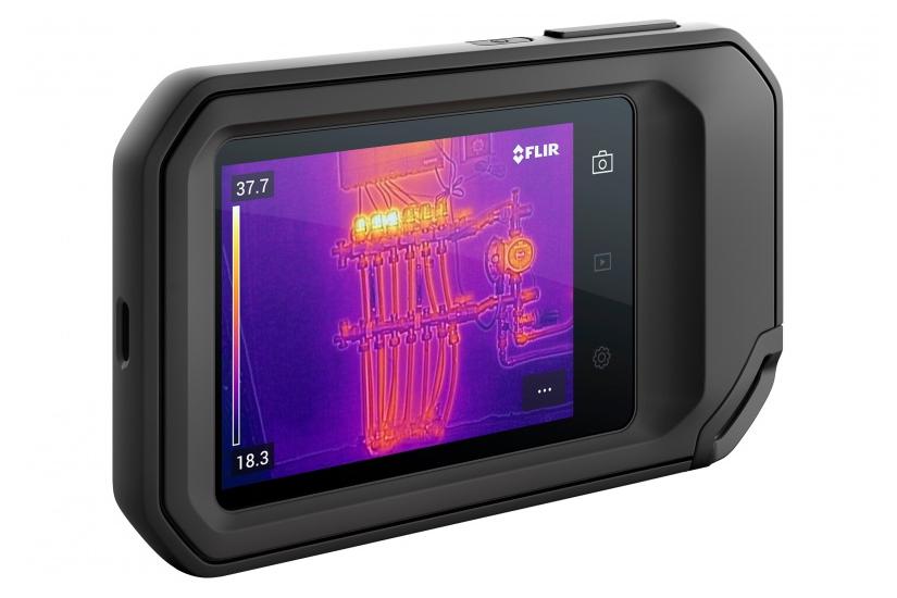 FLIR C-5 kamera med termisk billede Sort 160 x 120 pixel Indbygget skærm