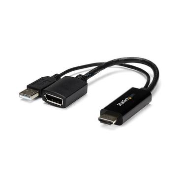 StarTech.com HDMI till DisplayPort-adapter - 4K 30 Hz - adapterkabel - DisplayPort / HDMI - 25.5 cm