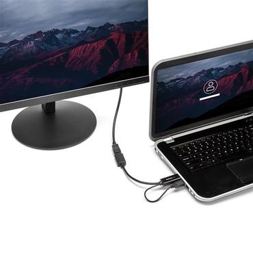 StarTech.com HDMI till DisplayPort-adapter - 4K 30 Hz - adapterkabel - DisplayPort / HDMI - 25.5 cm