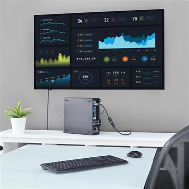 StarTech.com HDMI till DisplayPort-adapter - 4K 30 Hz - adapterkabel - DisplayPort / HDMI - 25.5 cm