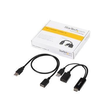 StarTech.com HDMI till DisplayPort-adapter - 4K 30 Hz - adapterkabel - DisplayPort / HDMI - 25.5 cm