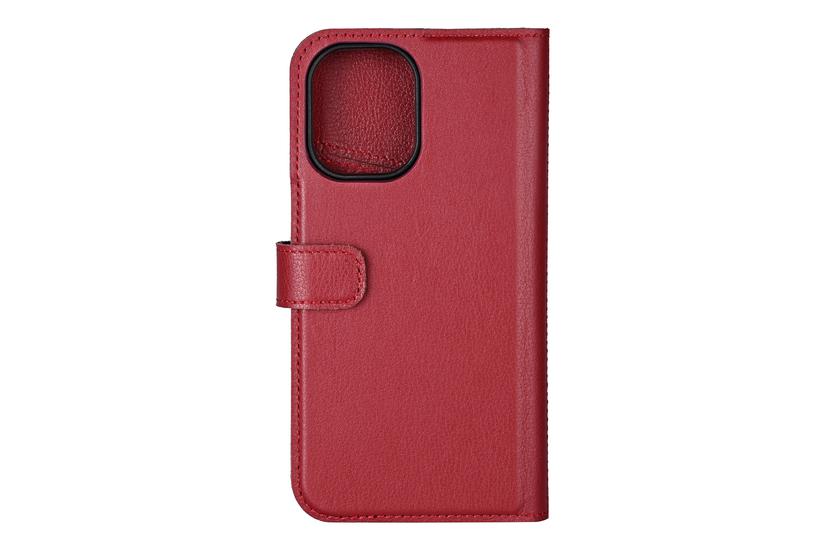 Essentials iPhone 16 leather Mag wallet, detachable, magnetic, red
