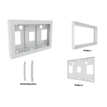 Multibrackets M Pro Series Enclosure QB13R & QB13R-T h&ouml;lje - f&ouml;r LCD-panel f&ouml;r digital skyltning - vit