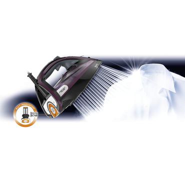 Tefal Ultimate Pure FV9835 strygejern Tør & dampstrygejern Durilium autoclean strygesål 3000 W Lilla