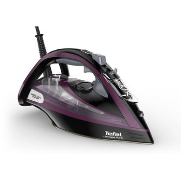 Tefal Ultimate Pure FV9835 strygejern Tør & dampstrygejern Durilium autoclean strygesål 3000 W Lilla