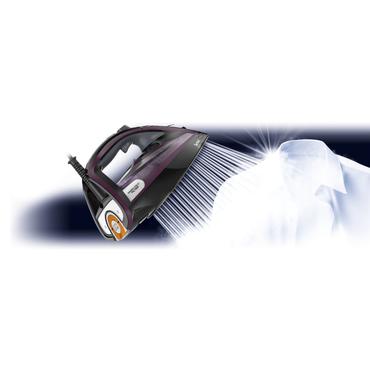 Tefal Ultimate Pure FV9835 strygejern Tør & dampstrygejern Durilium autoclean strygesål 3000 W Lilla