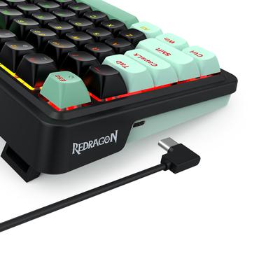 REDRAGON K686BG-RGB-M tastatur USB Sort