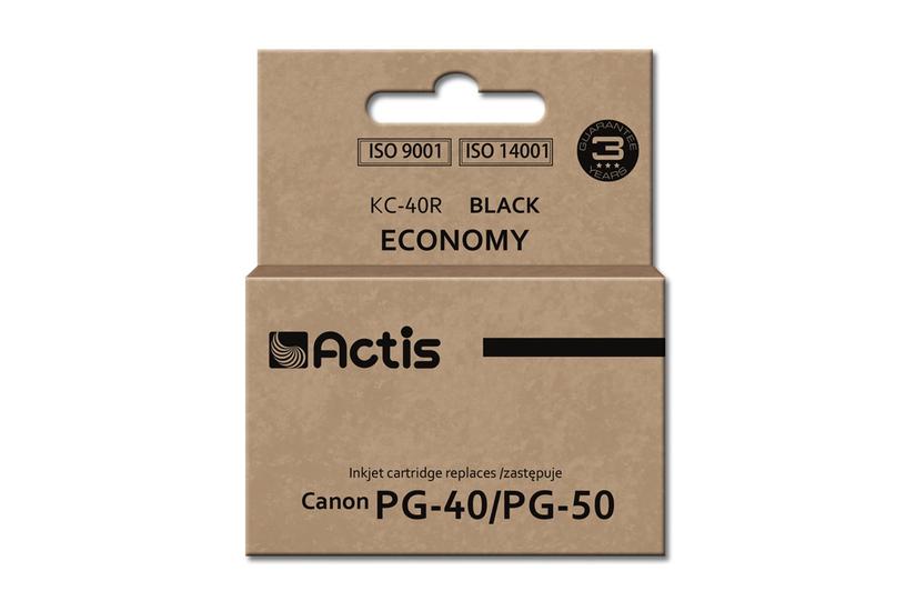 Actis KC-40R-bl&aelig;k (Canon PG-40/PG-50-erstatning; Standard; 25 ml; sort)