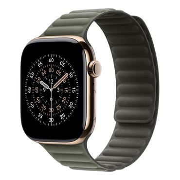 Apple MGDK4ZM/A Smart b&aelig;rbart (wearable) tilbeh&oslash;r Band Gr&aring;, Salvie Polyester