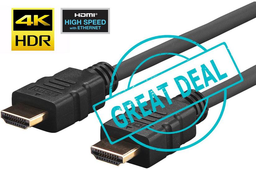 VivoLink Pro HDMI-kabel med Ethernet - 2 m