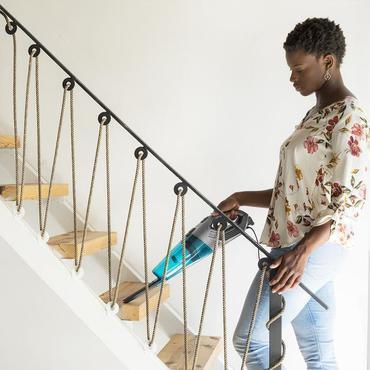 Cecotec Conga Popstar 1000 DuoStick Easy 2-i-1 stangstøvsuger Vekselstrøm Dry Poseløs 0,8 L 800 W Sort, Sølv, Turkis