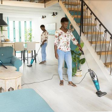 Cecotec Conga Popstar 1000 DuoStick Easy 2-i-1 stangstøvsuger Vekselstrøm Dry Poseløs 0,8 L 800 W Sort, Sølv, Turkis