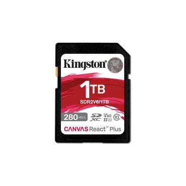 Kingston Canvas React Plus - flash-minneskort - 1 TB - SDXC UHS-II