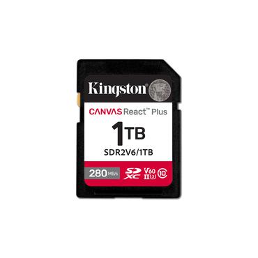 Kingston Canvas React Plus - flash-minneskort - 1 TB - SDXC UHS-II