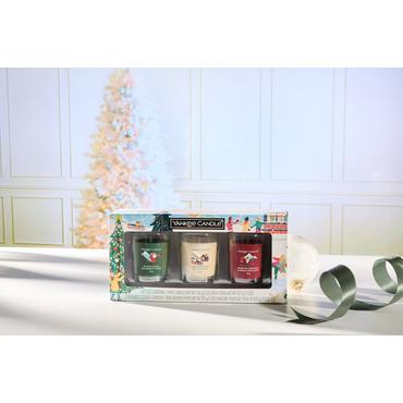 Yankee Candle 2652679E vokslys Rund Flerfarvet 3 stk