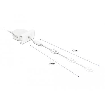 Delock Lightning-kabel - Lightning / USB 2.0 - 50 cm