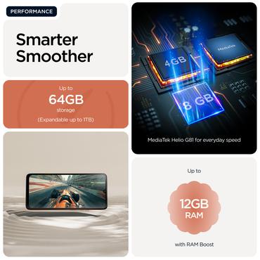 Motorola moto g06 17,5 cm (6.88") Dual SIM Android 15 4G USB Type-C 4 GB 256 GB 5200 mAh Orange