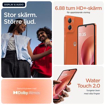 Motorola moto g06 17,5 cm (6.88") Dual SIM Android 15 4G USB Type-C 4 GB 256 GB 5200 mAh Orange