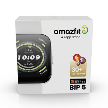 Amazfit Bip 5 4,85 cm (1.91") TFT 45.9 mm Digital 320 x 380 pixel Berøringsskærm Hvid GPS (satellit)