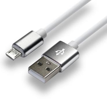 Everactive CBS-1MW USB-kabel 1 m USB A Micro-USB A Hvid