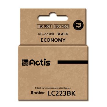 Actis KB-223Bk blæk (erstatning Brother LC223BK; Standard; 16 ml; sort)