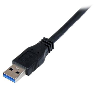 StarTech.com 1m 3 ft Certified SuperSpeed USB 3.0 A to Micro B Cable Cord - USB 3 Micro B Cable - 1x USB A (M), 1x USB Micro B (M) - Black (USB3CAUB1M) - USB-kabel - Micro-USB typ B till USB typ A - 1 m