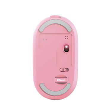 Trust Puck - mus - Bluetooth, 2,4 GHz - rosa