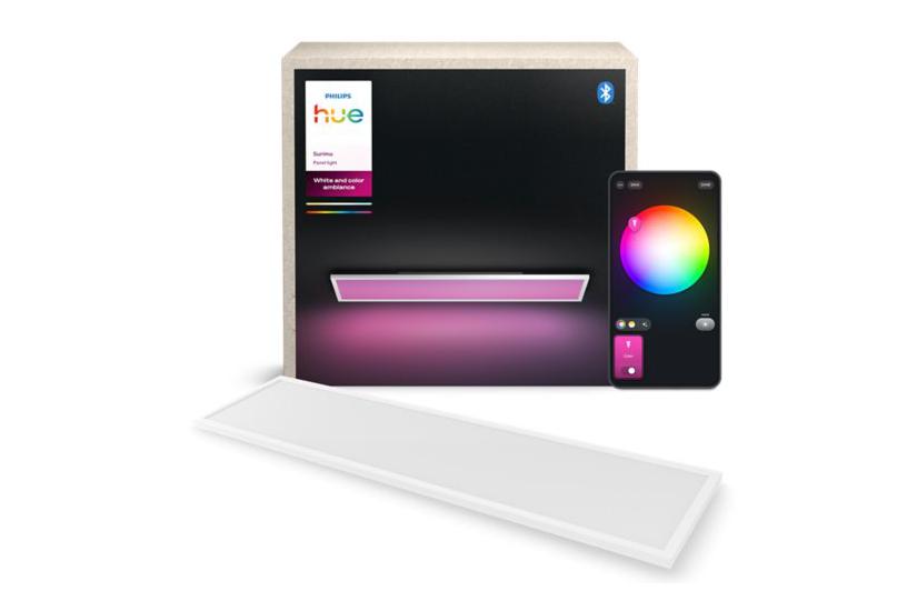 Philips Loftlampe - 60 W - Vit - Aluminium - IP20 - Rektangel