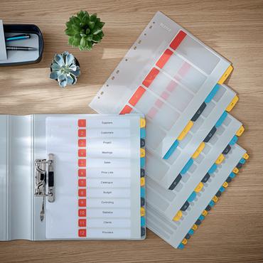 Leitz Cosy 1-12 printbart register, PP