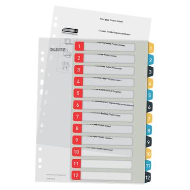 Leitz Cosy 1-12 printbart register, PP