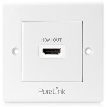 PureLink PureInstall PI100 stikkontakt HDMI Hvid