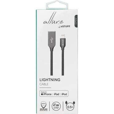 eSTUFF Lightning-kabel - Lightning / USB - 50 cm