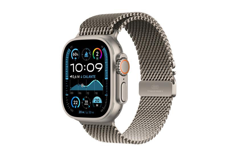 Apple Watch Ultra 2 OLED 49 mm Digital 410 x 502 pixel Berøringsskærm 4G Titanium GPS (satellit)