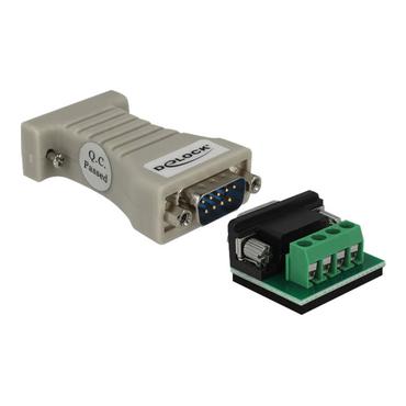 DeLock Converter 1 x Serial RS-232 DB9 to 1 x Serial RS-485 with ESD protection 15 kV