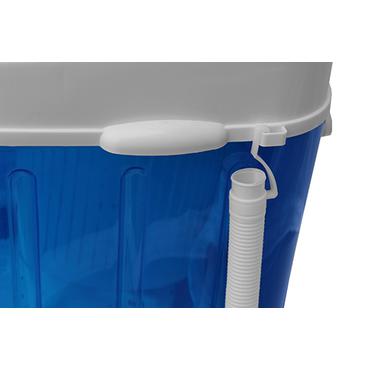 Adler AD 8051 vaskemaskine Top-indlæsning 3 kg Blå, Hvid