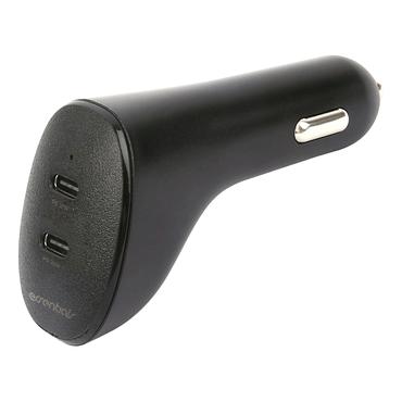 Essentials 1110153 oplader til mobil enhed Universel Sort Cigart&aelig;nder Hurtig opladning Automatisk