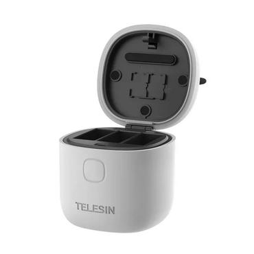 Telesin Camera Charger Waterproof Allin box Telesin Triple Charger for GoPro Hero 9/Hero 10 (GP-BTR-904-GY)